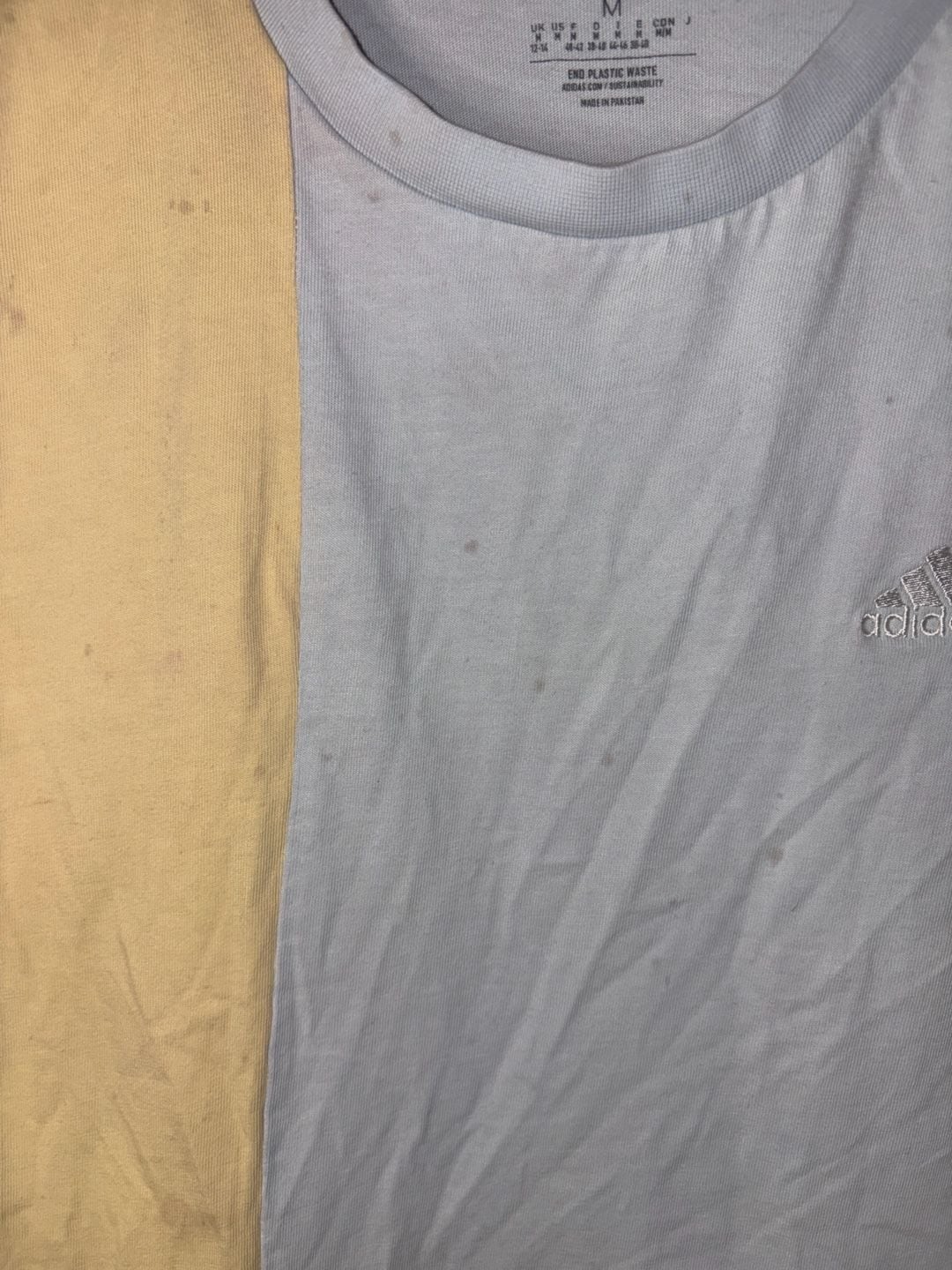 Adidas Colorblock 3-Stripe T-Shirt Size Medium gallery