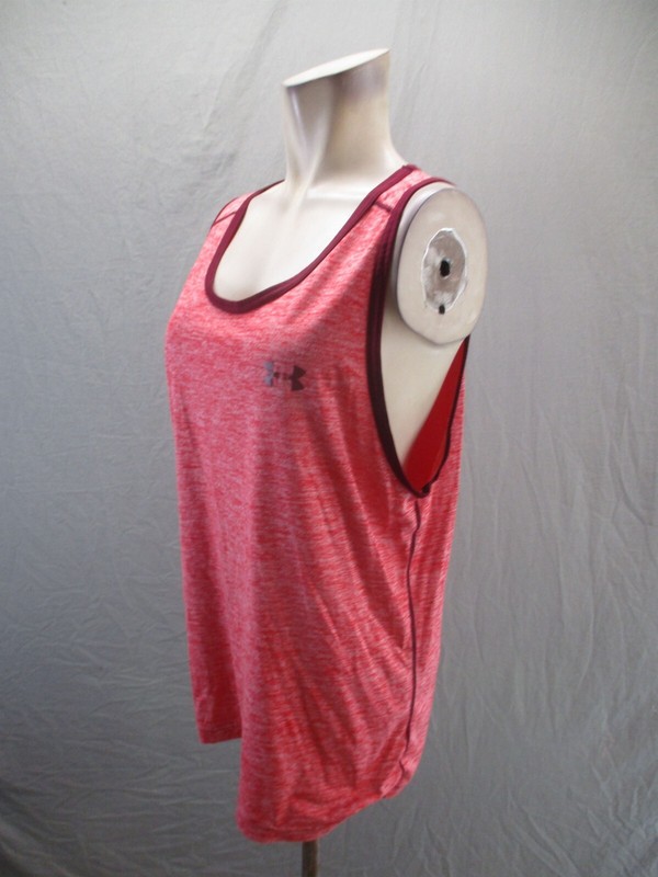 Under Armour HEAT GEAR Size SM Mens Red Temperature Control Athletic Tank 365 gallery