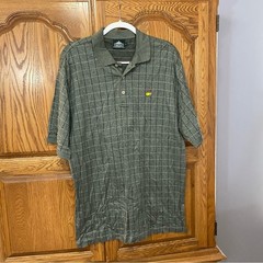 Clubhouse Collection Master’s Augusta National Golfing Polo Cotton Green Men’s L