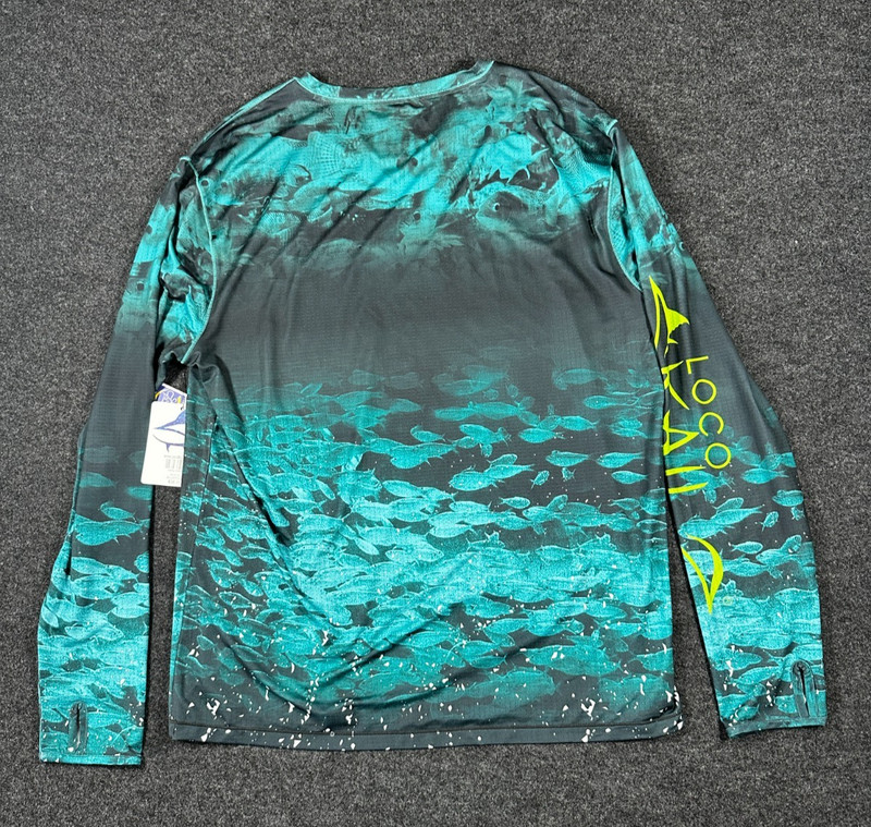 Loco Kaile 50 UPF Protection Performance Fishing Quick Dry Long Sleeve XL NWT gallery