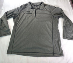 The North Face Men’s Pullover Long Sleeve Shirt Zip Logo Sky Elements Gray XXL