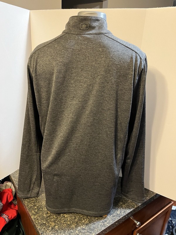 YAZAKI - Ogio Men’s LS 1/4 Zip Pullover XL Gray Black Heather Polyester gallery