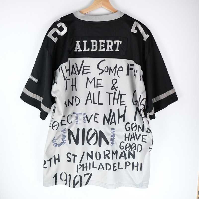 Platinum Fubu Fat Albert Football Jersey SIZE READ* gallery