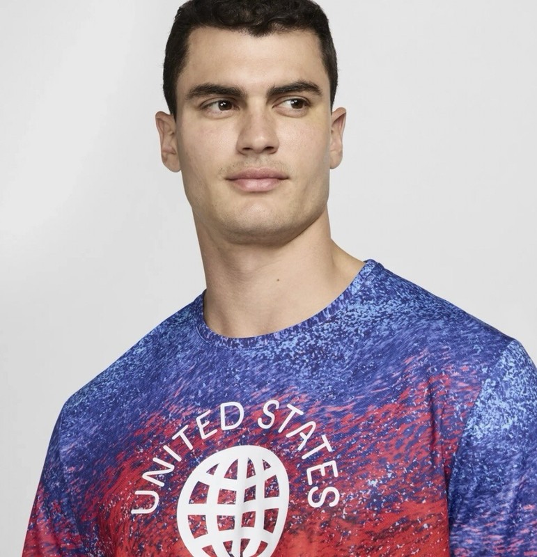 Men’s Nike Miler Team USA Edition Running Top - Dri-Fit Track & Field - Medium gallery