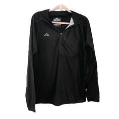Strafe Polartec Black Midweight Base Layer Sweat Shirt 1/4 Zip Men’s Size M