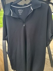 Men’s Kenneth Cole Awareness 1/4 Zip-up Short Sleeve Active Shirt Size XLT…