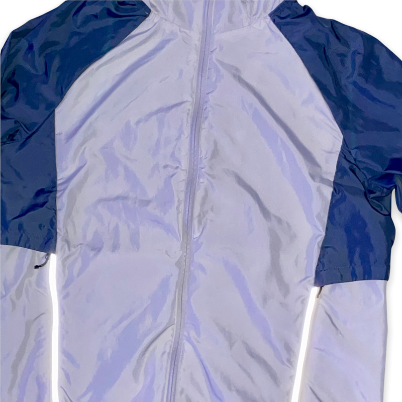 NWT Adidas Equipment Jacket Windbreaker White Blue Cal Surf Sm gallery