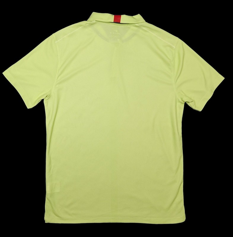 Nike Tiger Woods Collection Striped Golf Polo Shirt Lime Green CK6313 Medium gallery