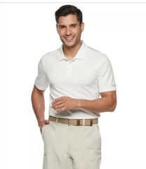 Fila Mens XXL Sport Golf Athletic Fit Pro Core Pique Performance Polo NWT White