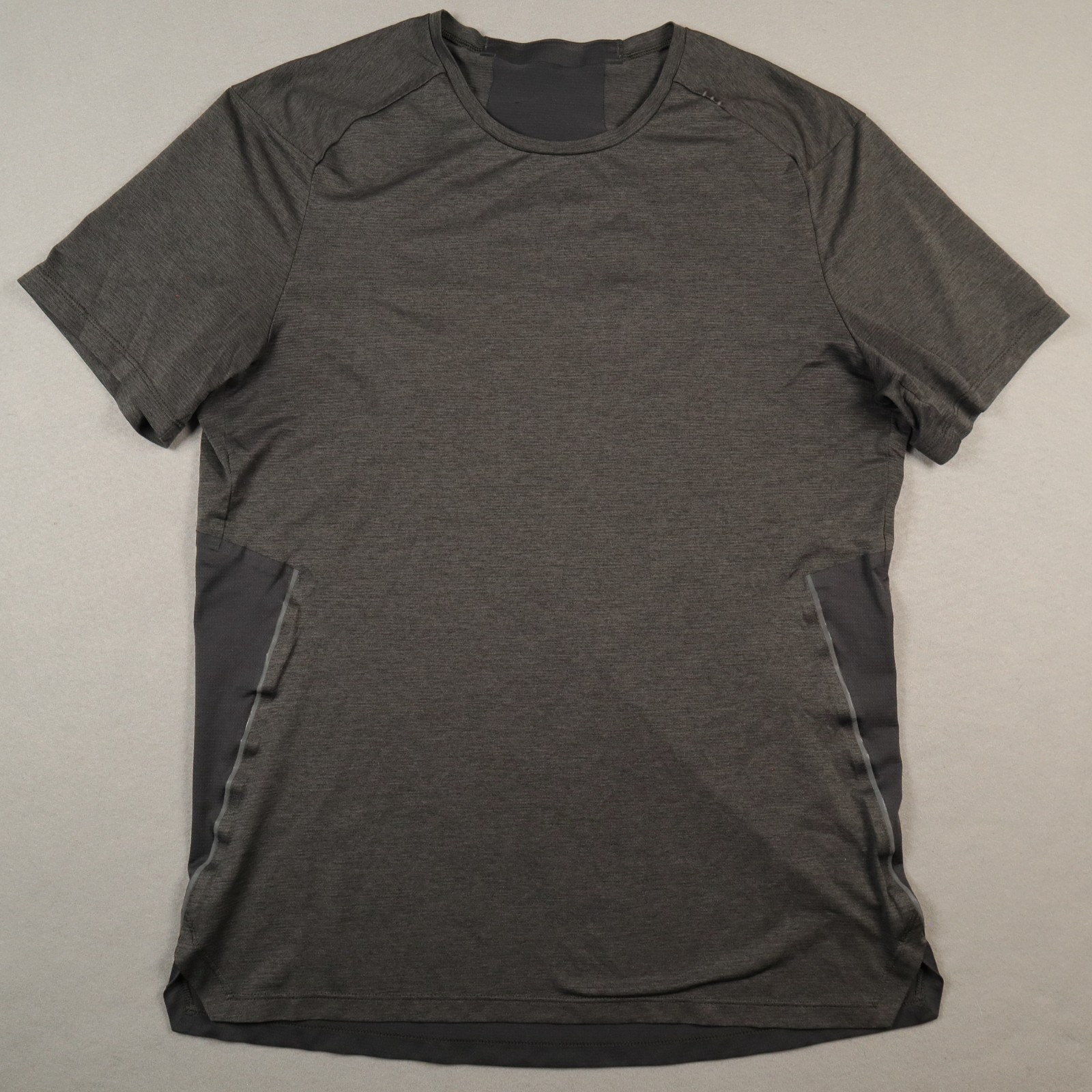 Lululemon Shirt Mens Small Gray Fast Free Short Sleeve Athletic Workout Tee gallery
