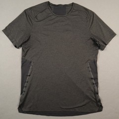 Lululemon Shirt Mens Small Gray Fast Free Short Sleeve Athletic Workout Tee