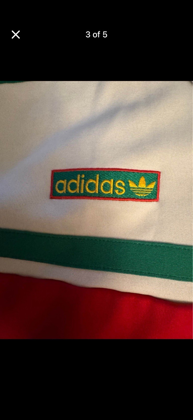 Adidas Originals Mexico Seleccion Firebird Track Top Jacket Men's Size Large gallery