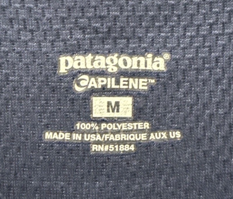 Patagonia Capilene Midweight Base Layer Mens Medium Classic Fit USA 44202 blue gallery