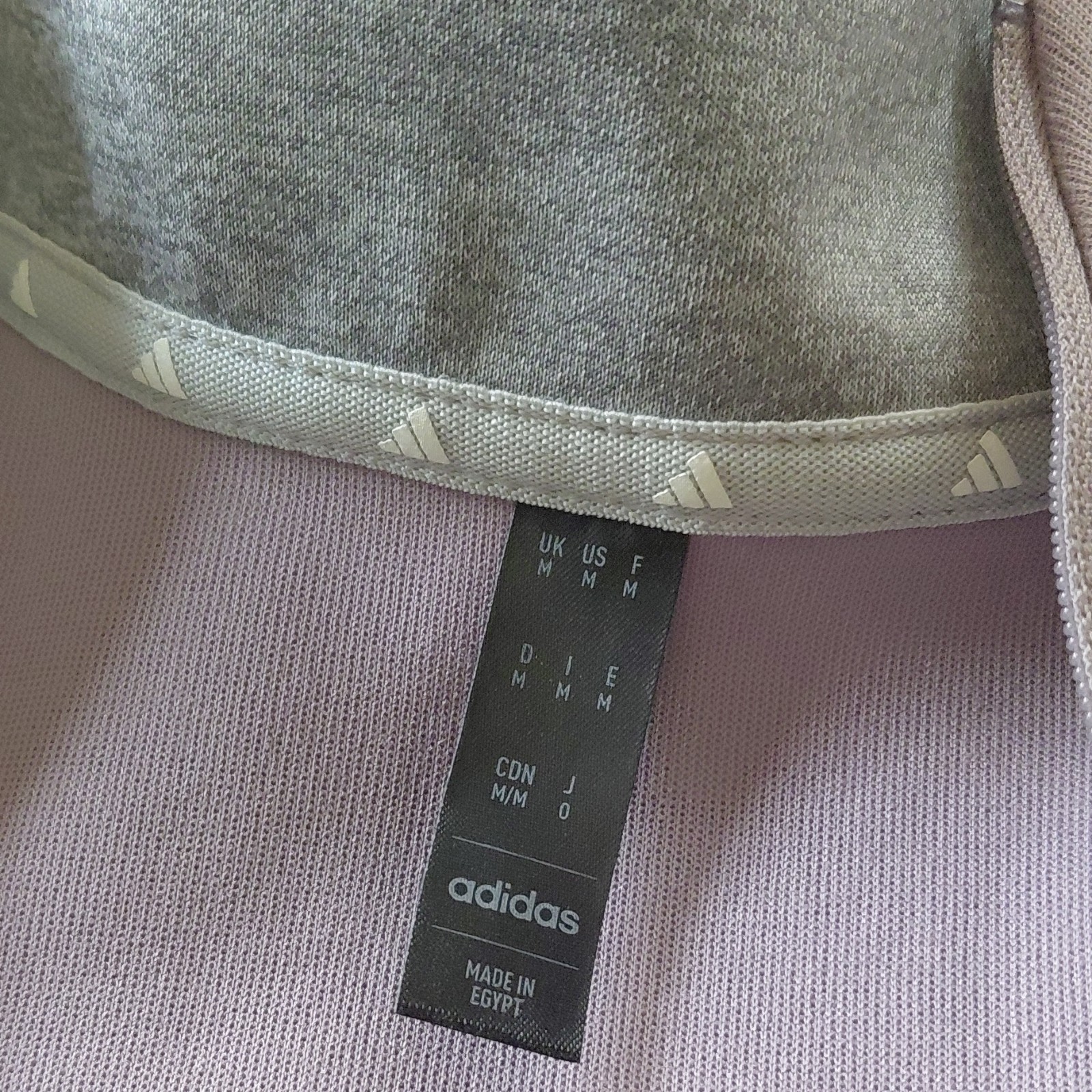 adidas Elevated 1/4 Zip Pullover Mock Neck Long Sleeve Prelov Fig M gallery