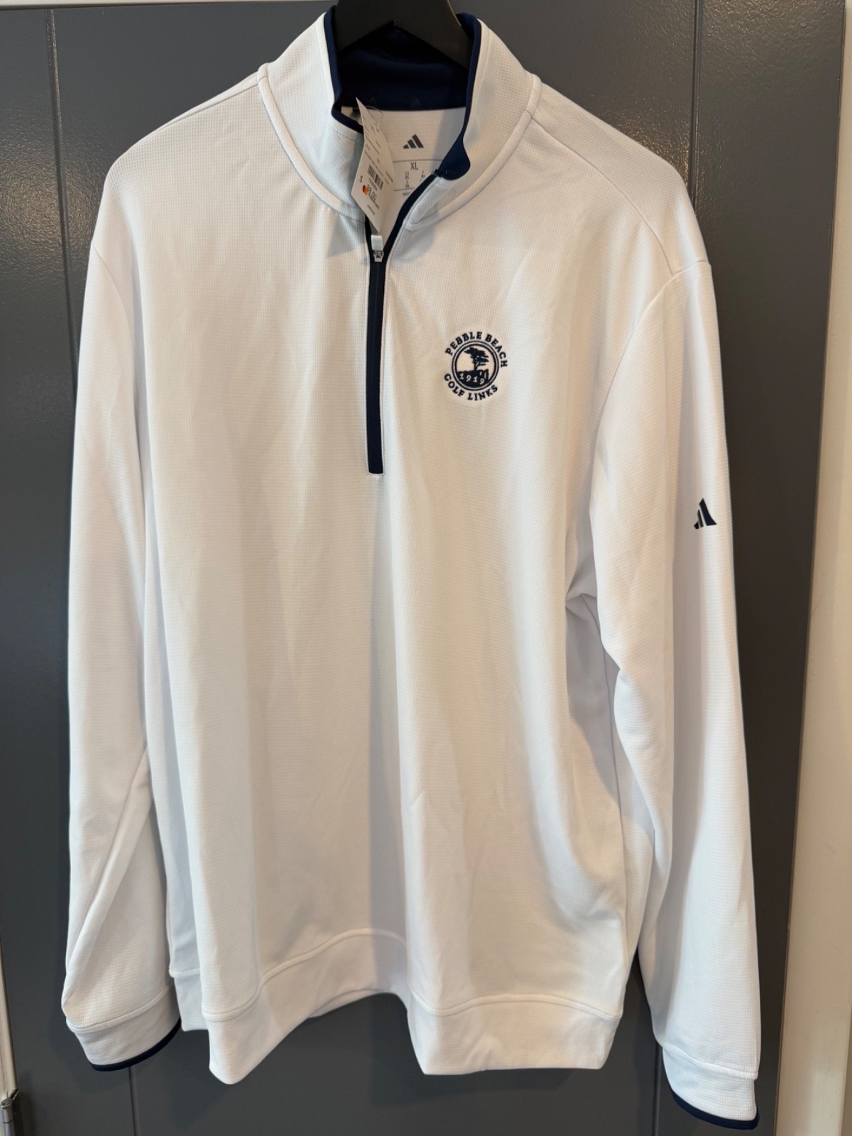 Adidas Men’s Lightweight Quarter-zip Pullover Size XL - Pebble Beach BNWT gallery