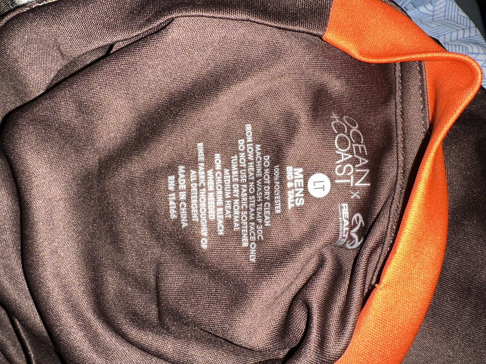 NEW Men's Ocean + Coast Realtree Long Sleeve Shirt Size LT Large Tall Sun Swim gallery