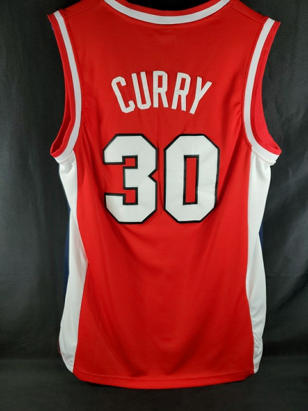 Steph Curry Davidson Wildcats Nike College Basketball Jersey Size Small +2 gallery