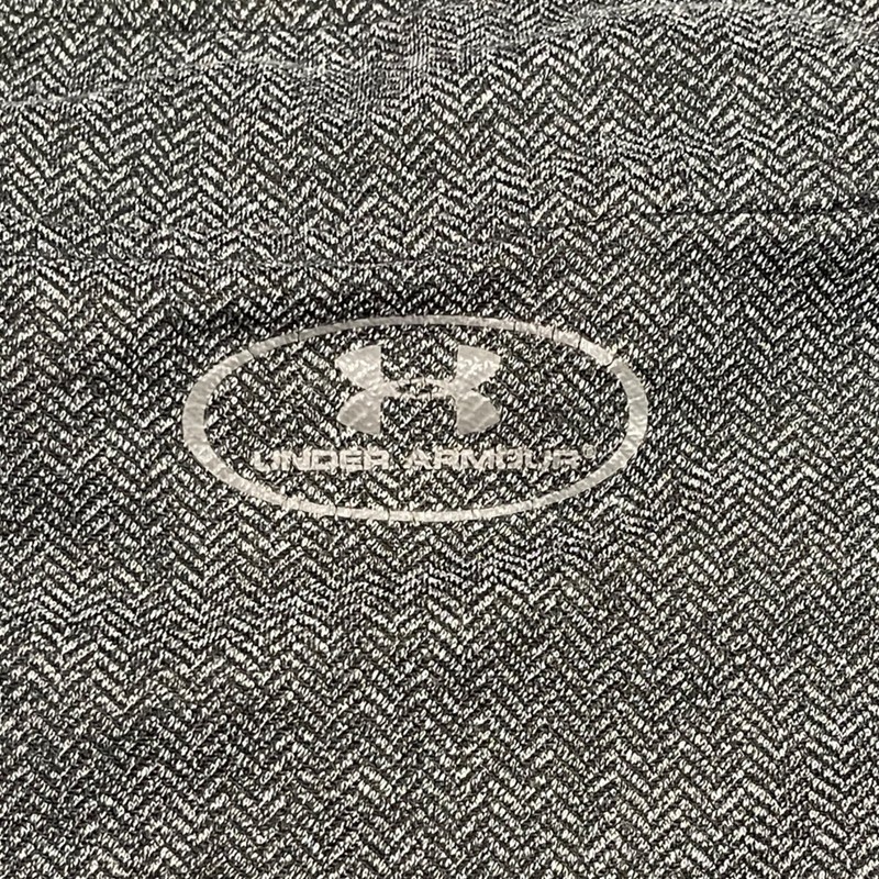 Under Armour Threadborne Siro Quarter Zip Pullover Men's Size Large Gray Chevron gallery