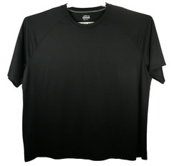 BCG Tru Wick Men’s Black Size 3XL Active Short Sleeve Crew Neck Pullover T-shirt