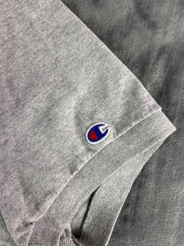 Vintage Champion Polo Shirt XL Gray Northeastern University Embroidered Logo USA gallery