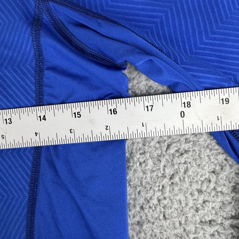 Nike Pro Combat Hyperwarm Lite Men’s Small Fitted Blue Crew Neck 618984-494 gallery