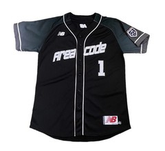 New Balance Area Code Baseball Jersey #1 Black Men’s Size 40 MLB Prospect Games