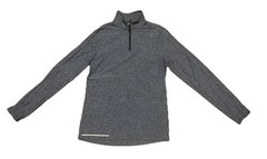 Lululemon Surge Warm 1/2 Zip Pullover Heathered Gray Men’s S Nylon Stretch