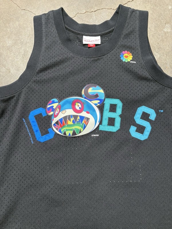 2019 Black Complex Con Takashi Murakami Cubs Mitchell & Ness Basketball Jersey gallery