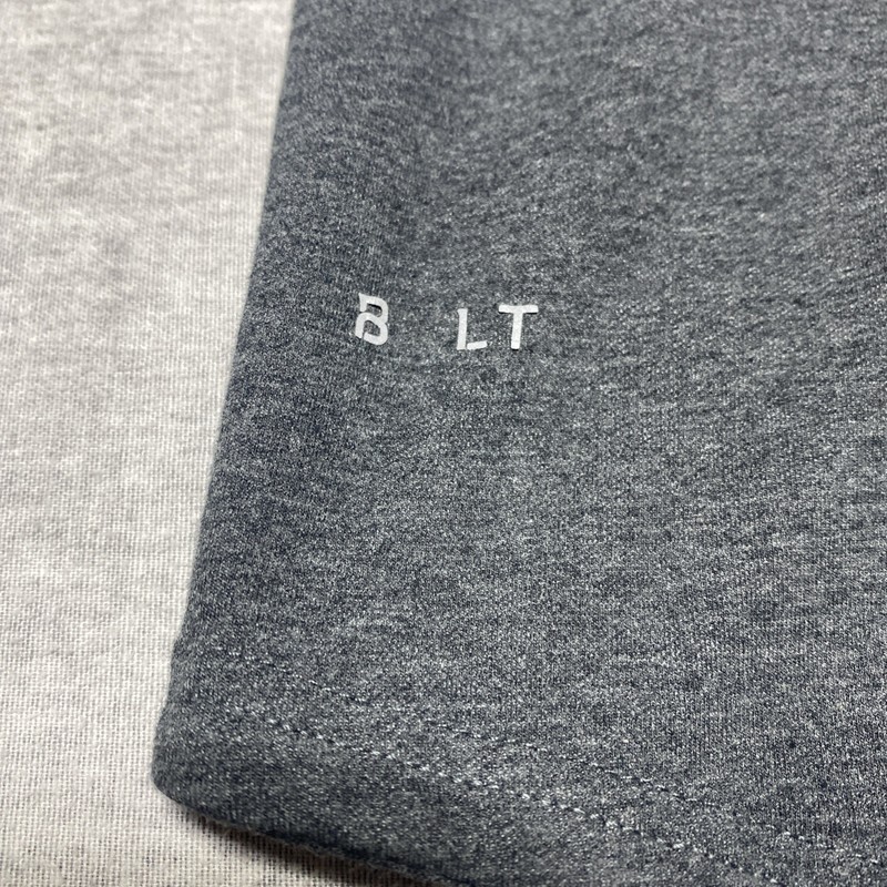 Bylt T Shirt Mens XXL Gray Lux Drop Cut Curved Hem Gym Workout Weightlifting gallery