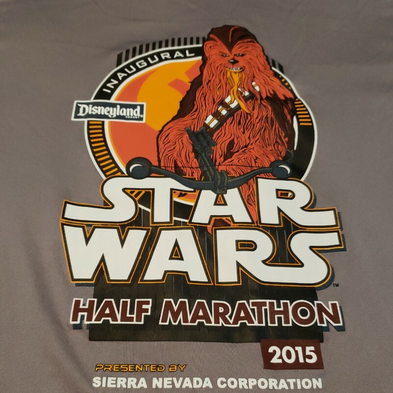 Champion Shirt Size Medium Star Wars Chewbacca Disneyland Resort Half Marathon gallery