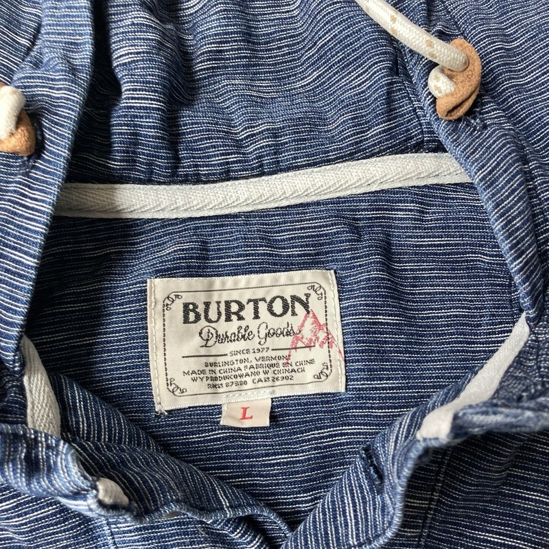 burton snowboards durable goods hooded long sleeve size large gallery