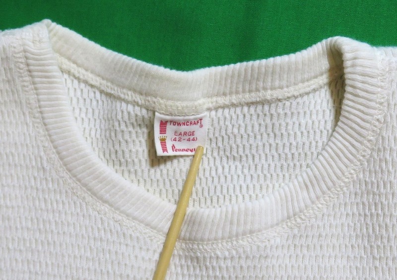 Penneys Towncraft Vintage Waffle Thermal Shirt 1960's gallery