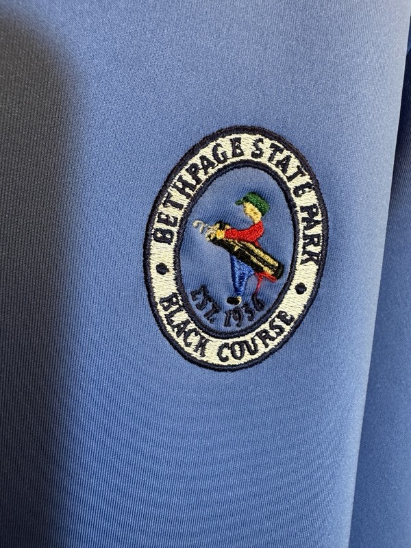 Men's FAIRWAY & GREENE 1/4 Zip Pullover M Blue New Bethpage State Park Gift gallery