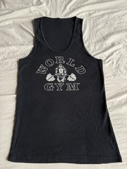 Adult Large- Vintage World Gym Gorilla Gym Workout Tank Top