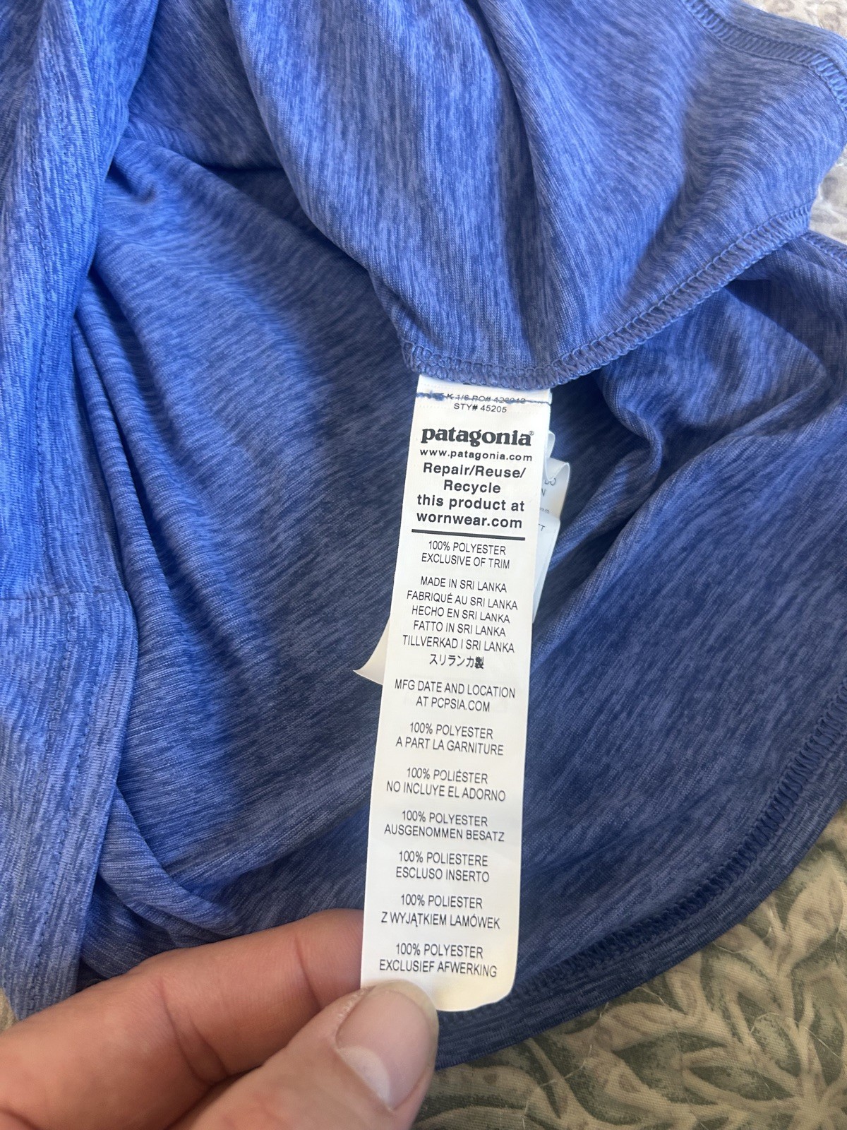 NWOT Patagonia Men’s Blue Long Sleeve Shirt Size XXS New Without Tags gallery