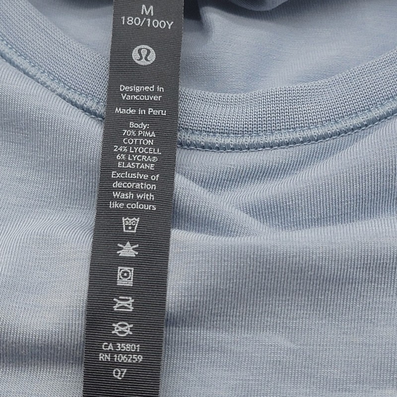 Lululemon Shirt Men M Blue Fundamental Athleisure Crossfit Gorpcore Sportswear gallery