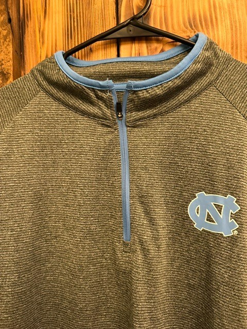 Colosseum Mens XXL NC Long Sleeve Quarter Zip Pullover Gray gallery