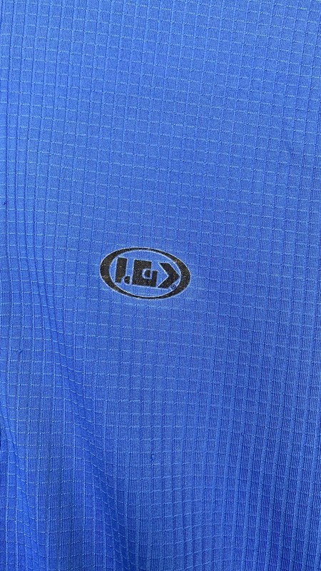 Louis Garneau Cycling Jersey Mens Large Blue 1/4 Zip Short Sleeve 3 Pocket Bike gallery