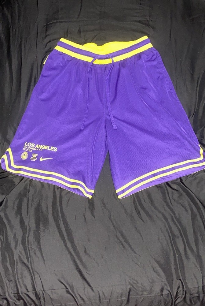 LOS ANGELES LAKERS NBA Authentic Nike Basketball Shorts DN4714-504 Size S/80 cm.