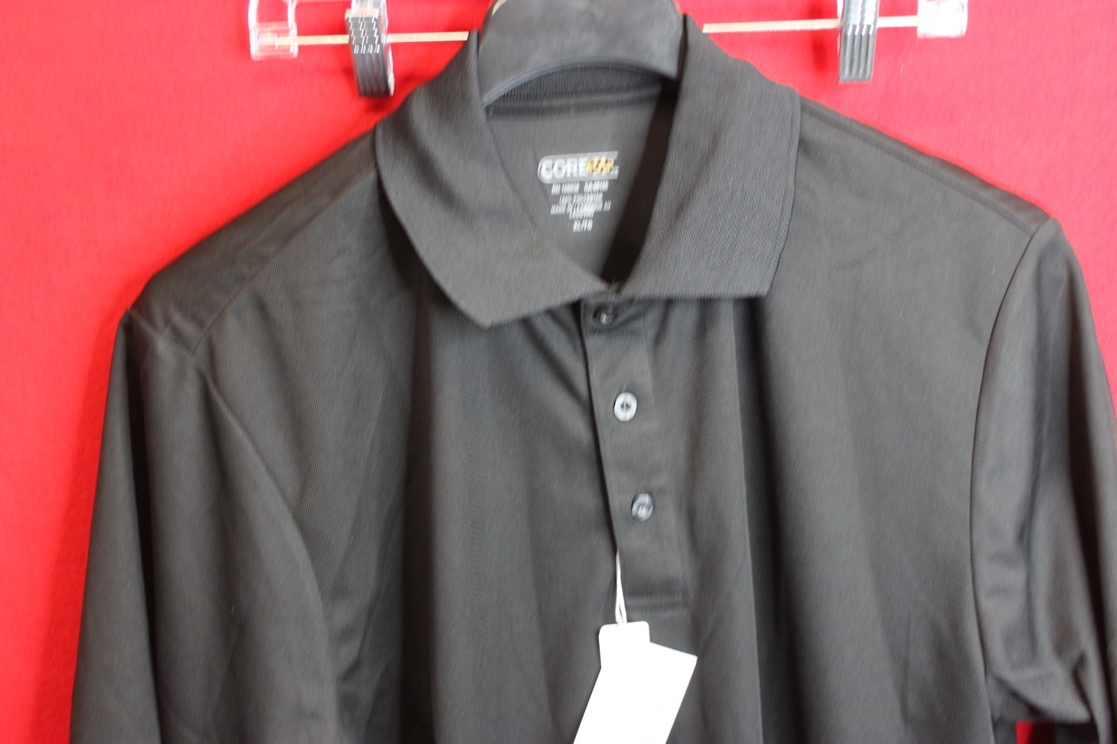 Core 365 Mens Dri-Fit Pocket Polo Shirt Moisture Wicking Anti Microbial SZ XL gallery