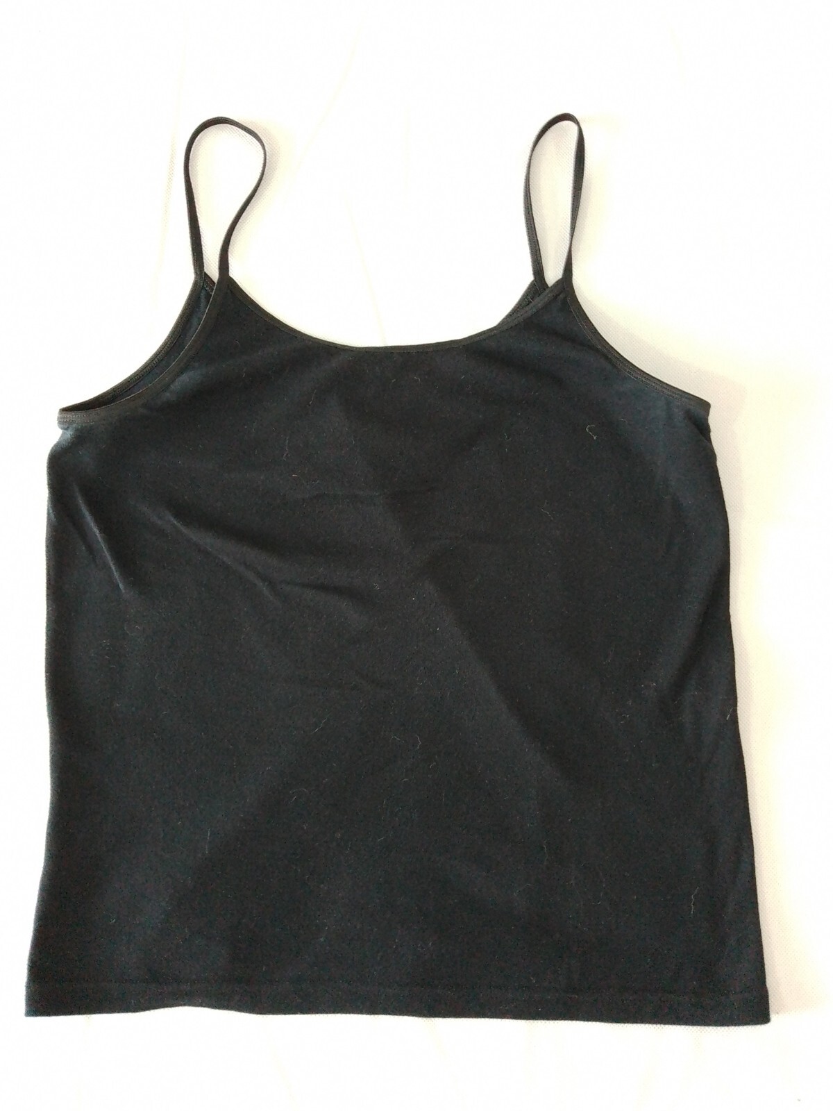 Ladies Vest Top Secret Possessions Size 14-16 Spaghetti Straps Black 10948 gallery