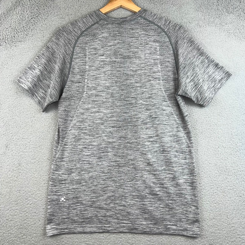 Lululemon Metal Vent Tech Short Sleeve Shirt Grey Heather Mens Small S gallery