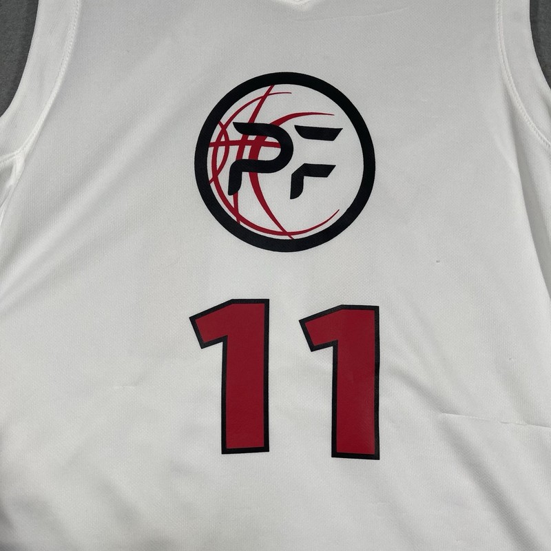 Jordan Jersey Men Medium White PF Principle First Academy 11 Humility Basketball gallery