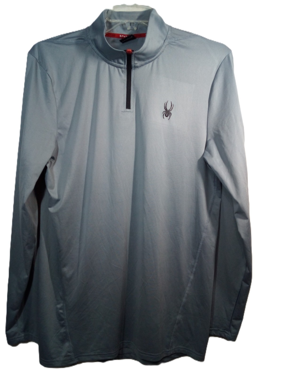 Spyder Men's Active 1/4 Zip Performance Pullover Gray Lightweight Long Sleeve gallery