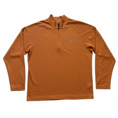 North Face Flight Series 1/4 Zip Pullover Sweater Mock Neck Orange Men’s Medium