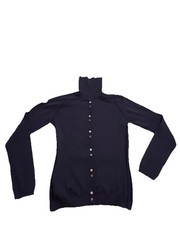Gaastra Baltic Yacht Race Wool Blend Button Turtleneck Sweater Men’s L Navy Rare