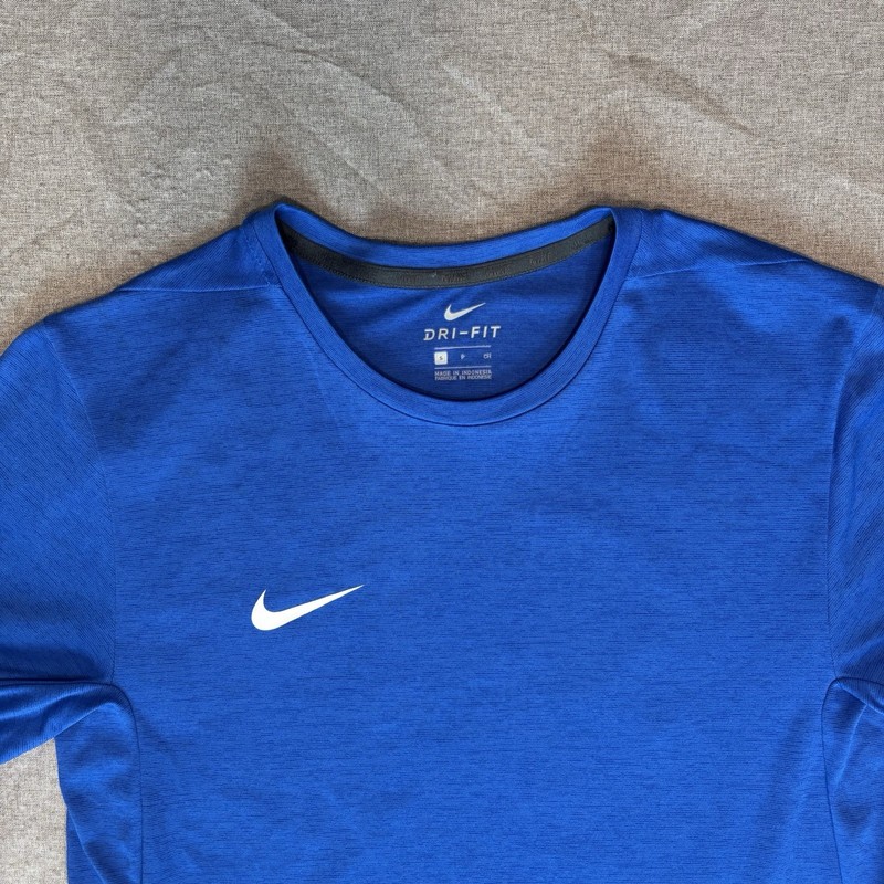 NWT Nike Men's Dri-FIT Training Short Sleeve Shirt Royal Blue Tee S gallery