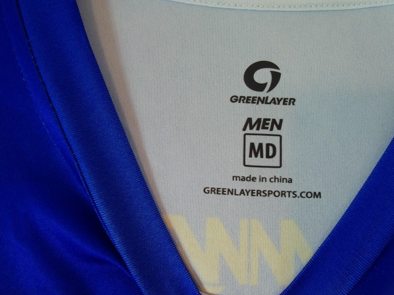 GreenLayer The Navy Ten Nautical Miler Men's Active Short Sleeve Shirt Size Med gallery