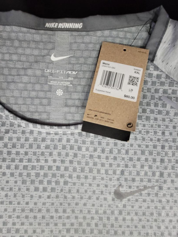 Nike Men's Core Dri-FIT ADV Techknit Short Sleeve Running Shirt DM4753-084 XXL gallery