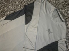 Tapout Shirt Mens XL Gray Black MMA UFC Grappling Jiu Jitsu Long Sleeve